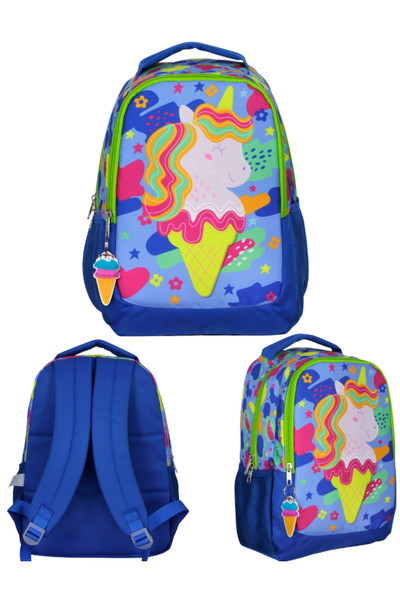 ÜMİT ÇANTA Cennec Ice Cream Unicorn Backpack 29X39X14