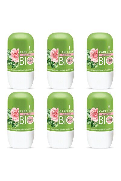 Sano SET 6 BUCĂȚI - CARELINE BO DEO ROLL ON VELVET ROSE 75ml
