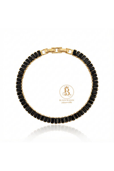 Black Season اسوارة تنس فاخرة لامع - |