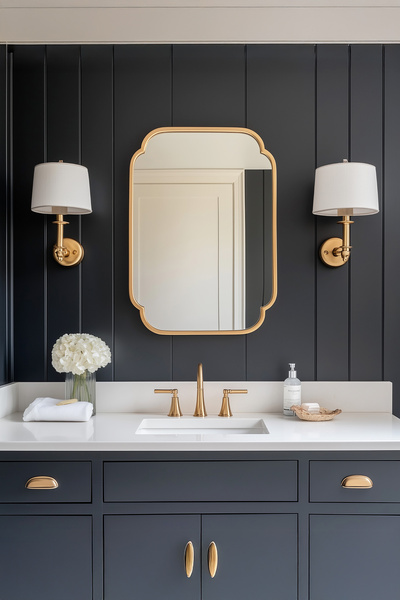 Mirze Life Dekoratif Duvar Aynası - Modern Banyo Aynası - Estetik Salon Aynası