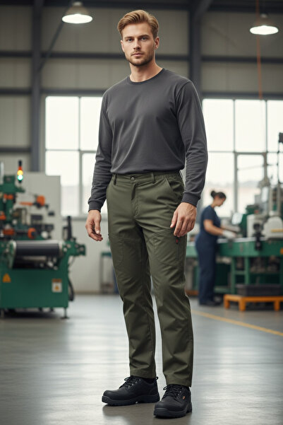 canan erman dolunay iş güvenliği ekipmanları Softshell Khaki Color Summer Thi...