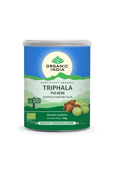 Organic India Triphala Digestie Detoxifiere Colon