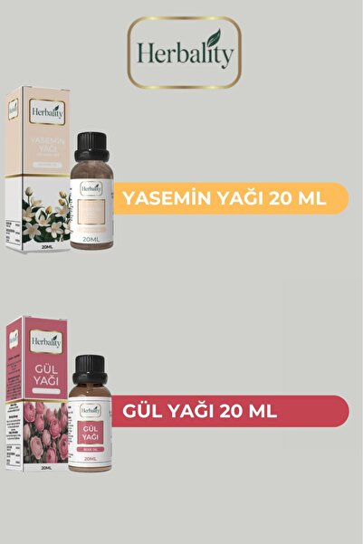 herbalıty Jasmine Rose Oil Set 20 ml