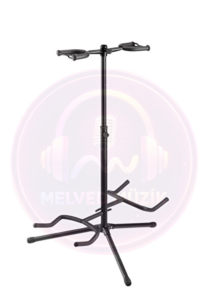 DRİTON DS-15 PROFESYONEL ÇİFTLİ İKİLİ GİTAR SAZ BAĞLAMA ELEKTRO GİTAR STANDI