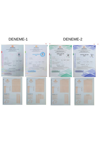 SİNAN KUZUCU YAYINLARI SİNAN KUZUCU TÜRKİYE GENELİ DENEME 1-2