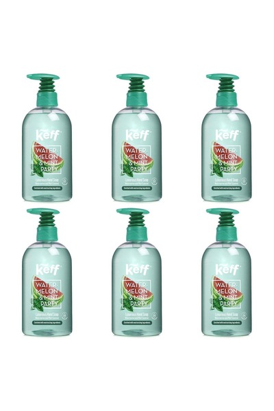 1E1Z SET 6 PIECES - Keff Refreshing Watermelon & Mint Hand Soap 500ml