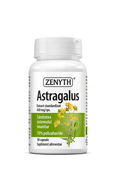 ZENYTH Astragalus 450 mg, 30 capsule , imunomodulator cu efect adaptogen