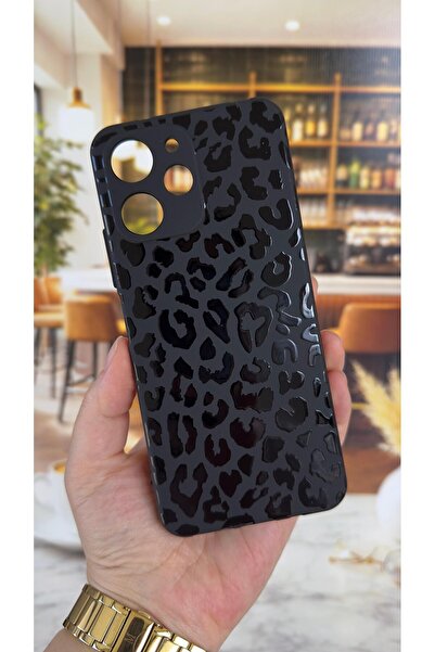 Vip Case Redmi 12 Uyumlu Leopar Desenli Silikon Darbe Emici Klasik Korumalı R...