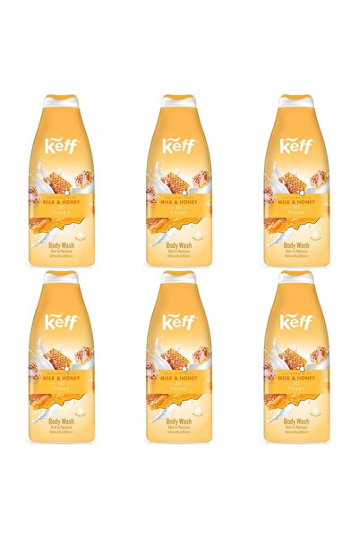 Sano SET 6 BUCĂȚI - GEL DE DUȘ KEFF LAPTE ȘI MIERE 500ml