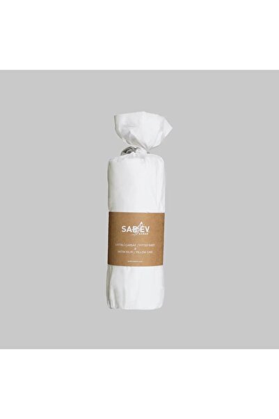 Sarev طقم ملاءة سرير مزدوجة مقاس 160*200 سم مصنوعة من القطن بنسبة 100% مع غطا...