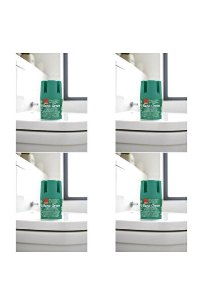 Sano SET OF 4 - Solid toilet tank air freshener, Green, 150g