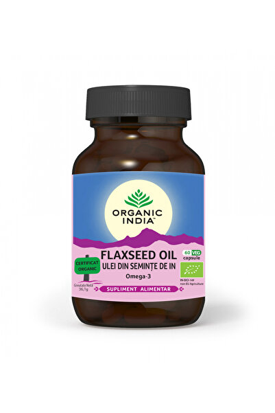 Organic India Ulei din Seminte de In Sursa Naturala de Omega 3