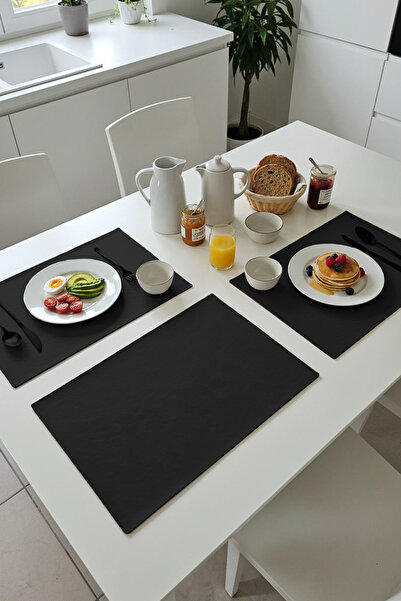 Morika Hotel & Home Textile Basic Serisi 6'lı Süet Suni Deri Amerikan Servisi...