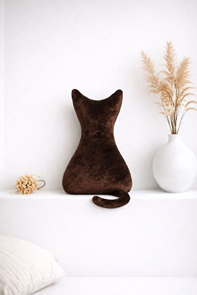 Ases Design Pernă decorativă cu figurină de pisică