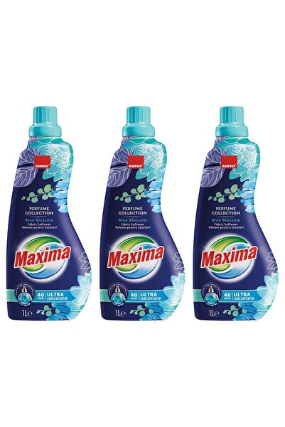 Sano SET 3 PIECES - Ultra Concentrated Fabric Softener Blue Blossom 1L by