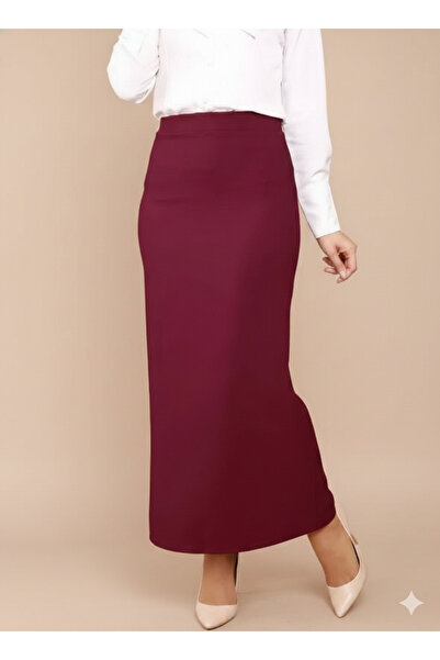 CNG MODA Plain Scuba Pencil Skirt