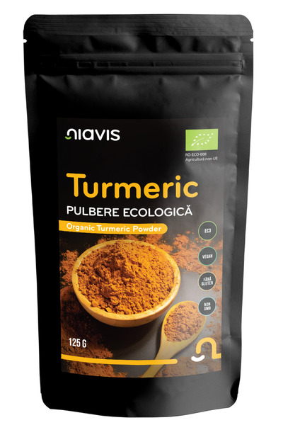 Niavis Turmeric Pulbere Ecologica Bio 125g