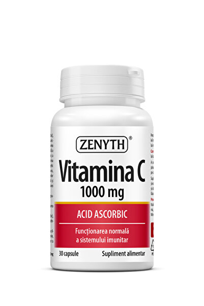 ZENYTH Витамин C 1000 мг, 30 капсули, антиоксидантна защита и ежедневна подкр...