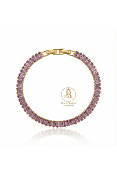 Black Season Luxury shiny tennis bracelet - |