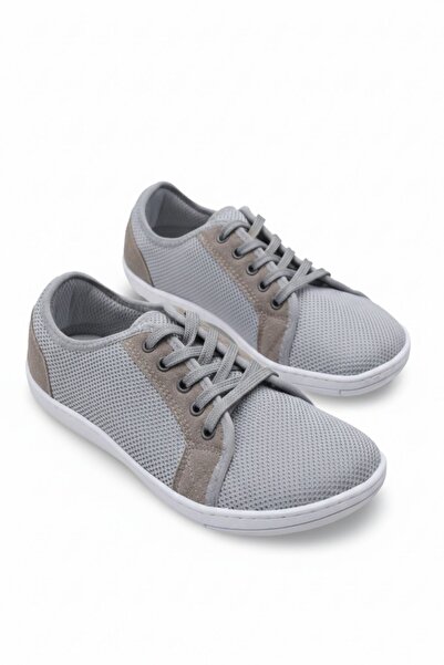 Pelanir Gray Women's Barefoot Shoes, Flexible and Lightweight Minimalist Snea...