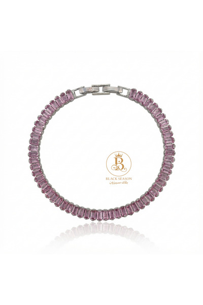 Black Season اسوارة تنس فاخرة لامع - |