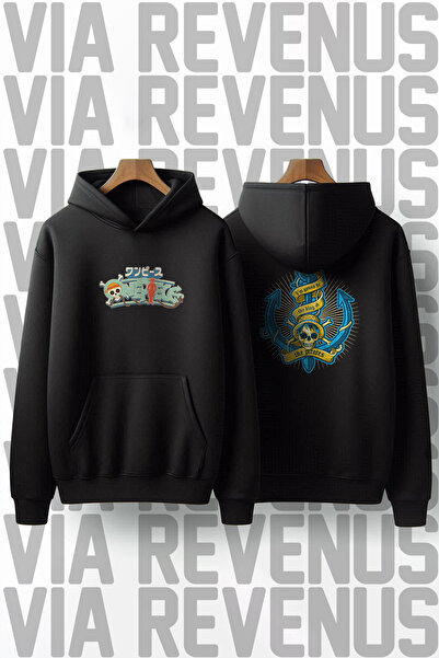 Vordevia One Piece Printed Unisex Oversize Hooded Sweatshirt Special Design H...