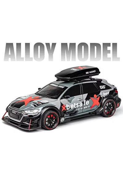 OEM Diecast Car Audi RS6 ABT S Line Quattro 1:24, Pullback, Lights and Sounds...