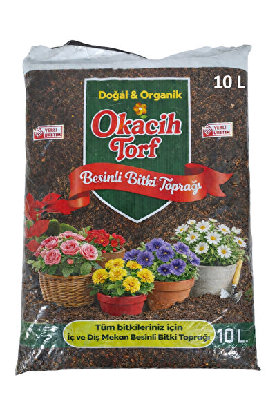 okacih Özel Karışım Çiçek Toprağı 10 Litre İç Mekan & Salon Bitkileri İçin Bö...