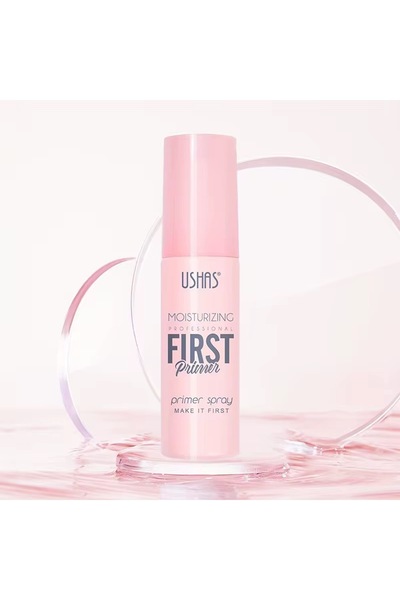 Ushas First Moisturizing Primer Spray – Moisturizing and Fixing Makeup Base, ...