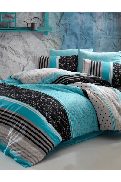 NazeninHome Ranforce 100% Cotton Double Duvet Cover Set |   Sheets