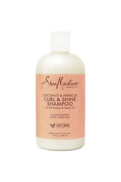 Shea Moisture - Hibiscus and Coconut Shampoo for Curly Hair - 384 ml