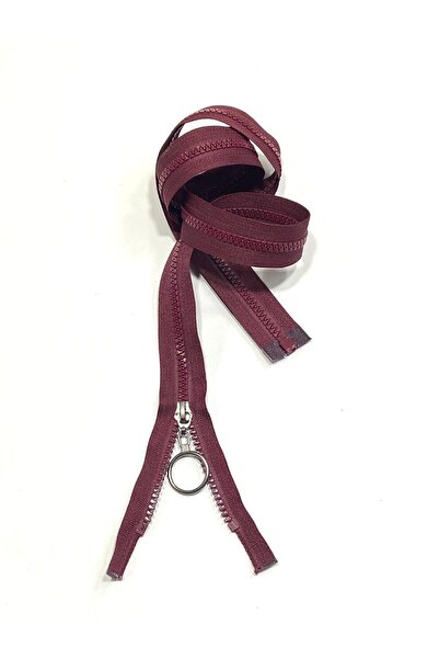 karantuhafiye معطف بسحاب / 95 سم / أحمر كلاريت