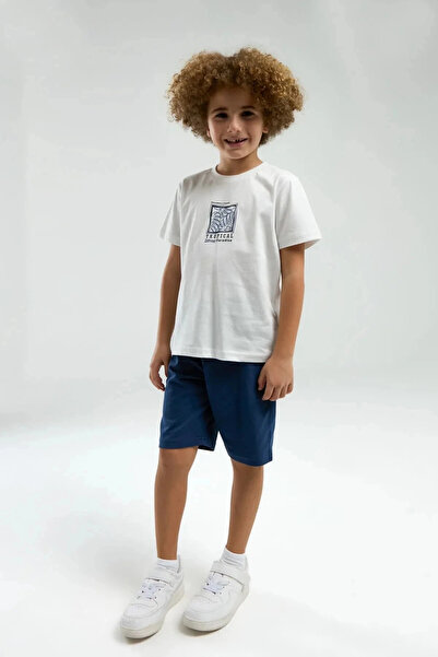 Arnetta Father/Son Dual Set - White