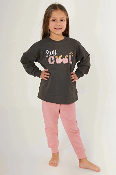ROLY POLY Girl's Long Sleeve Tracksuit Set Three Threads