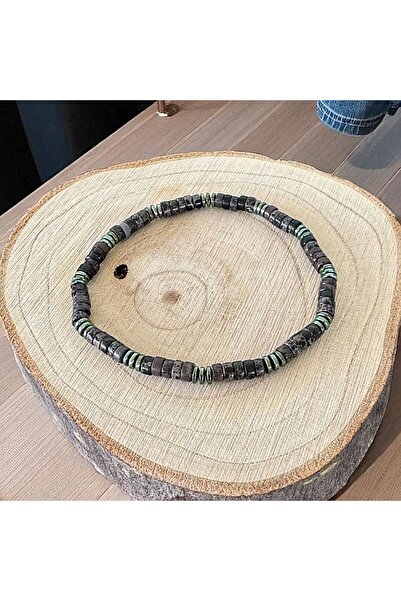 Ezera Lysander Men's Bracelet with Marine Sediment and Hematite Beads