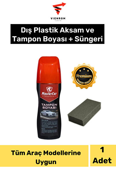 Vienrom #OtoBoya Siyah Tampon Boyası Suya Dayanıklı Eskimiş Kauçuk Yüzey Dış ...