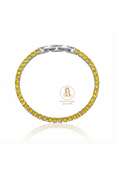 Black Season Tennis bracelet - phosphorescent - 6 mm |