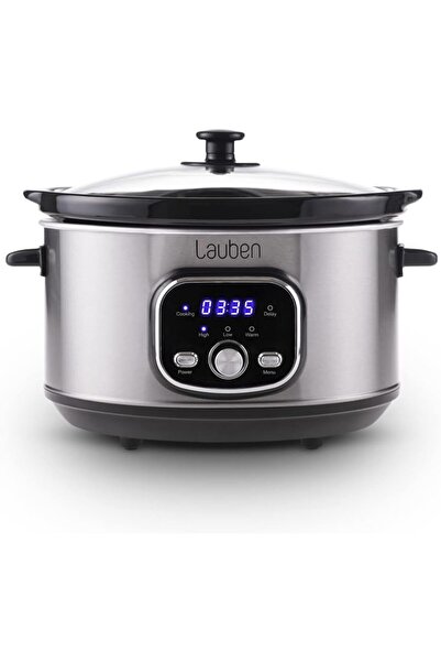 Lauben 3500SB Yavaş Pişirici – 3.5L, Seramik Kap, SlowHeat®, Termal Etki