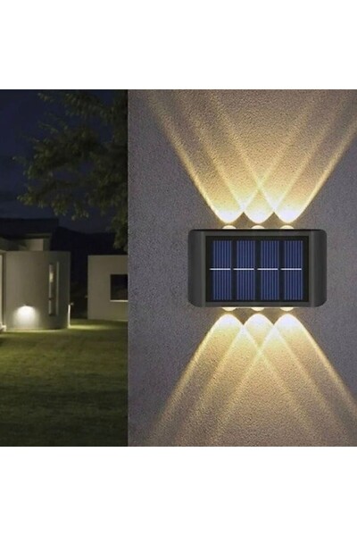 TGİ Aplik Güneş Enerjili Solar Bahçe Lambası Çift Yönlü