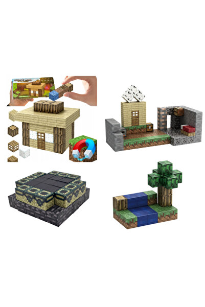 OEM Minecraft Magnetic Cubes Set Package – 249 Pieces