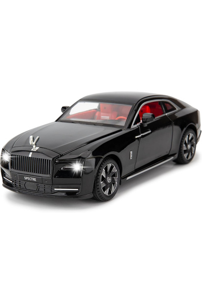 OEM Mașină model Rolls Royce Spectre, 20 cm, Uși care se deschid, Capotă și p...