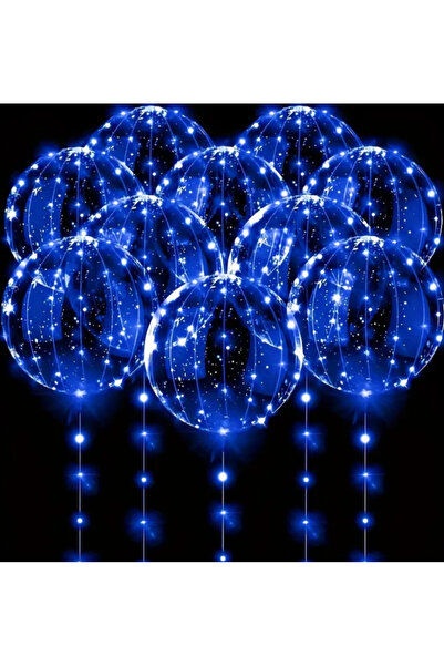 BIUPSER 10x Inflatable Balloons, Bobo Balloons Led, Transparent Inflatable Ba...