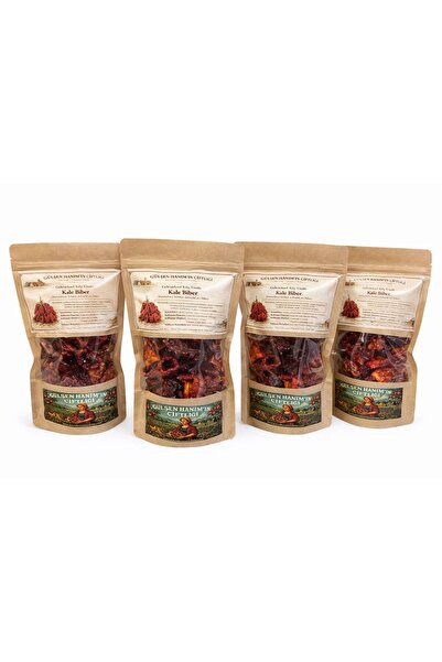 Gülşen Hanım'ın Çiftliği Geleneksel Köy Usulü Kurutulmuş Kırmızı Dolmalık Acı...