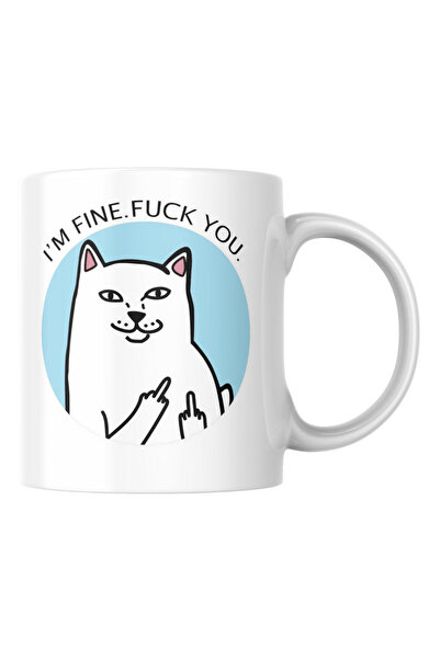 TakeTshirt Cat Printed I'M Good I'M Funny Mug Cup Gift Tea Coffee Cup