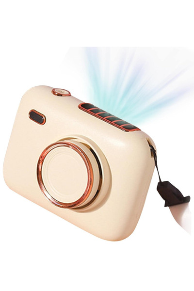 OEM Camera Design Portable Fan – 3 Speed Settings, With Neck Strap & Charging...