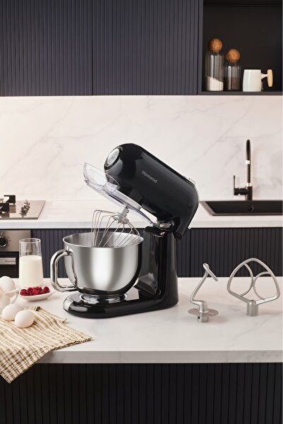 Allians Döküm Hamur Yoğurma Makinesi, 1500W, 5,5L, Krem Renk, Profesyonel Kul...