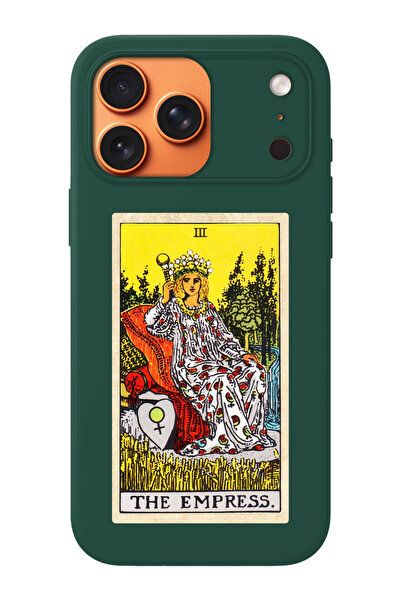 shoptocase حافظة هاتف آيفون 17 برو متوافقة مع تصميم The Empress من الجلد السو...