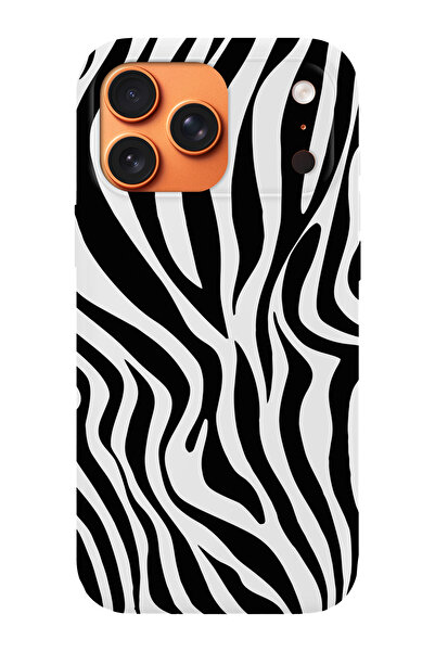 shoptocase حافظة هاتف متوافقة مع iPhone 17 Pro Max بنمط زيبرا من الداخل مصنوع...