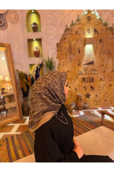 CEQA D DESEN ÇİFT TARAFLI KAŞMİR İPEK EŞARP