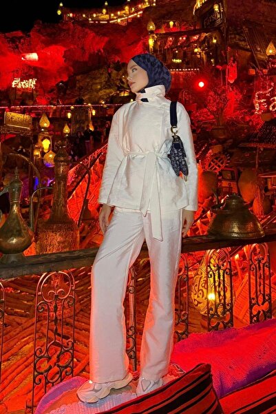 Şulemoda Giyim Zahra Trouser Suit White